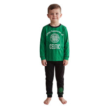 (18-24 Months, Green) Celtic FC Boys Little Supporter Cotton Long Pyjama Set