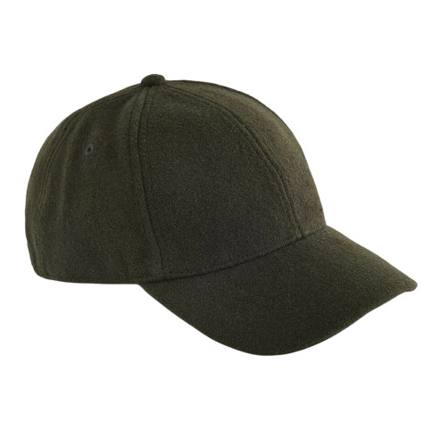 (One Size, Dark Olive) Beechfield 6 Panel Wool Blend Cap