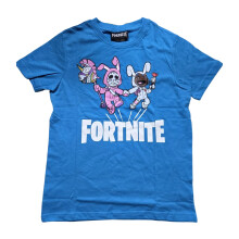 (13-14 Years, Blue) Fortnite Boys Bunny Cotton T-Shirt