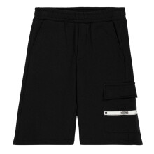 (12 Years, Black) Moschino Childrens/Kids Fleece Relaxed Fit Shorts