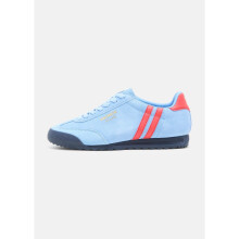 (10 UK, Sky Blue/Red) Patrick Mens Dijon Suede Running Trainers