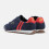 (12 UK, Navy/Red) Patrick Mens Dijon Suede Running Trainers 3