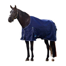 (4' 3", Navy) Weatherbeeta Comfitec Prelim Standard-Neck Embossed 220g Horse Turnout Rug
