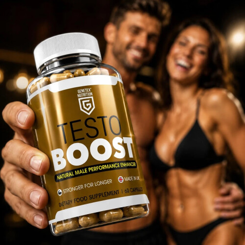Testosterone Booster Men 60 Vegan Capsules Energy 1