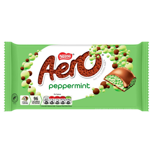 Aero Aero Large Peppermint Chocolate Sharing Bar, 145g | Pack of 1 1