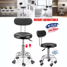 Rolling Stool Wheels Salon Chair Swivel Stool Height Adjustable Chair âââââ