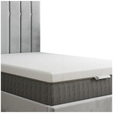 DS Living Memory Foam Mattress Topper Double, 2” Thickness - UK Manufactured Orthopedic Memory Foam, Firm Soft Mattress Topper