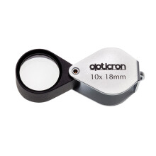 Opticron 10x Magnification 18mm Metal Jewellers Eye Loupe #57100 (UK Stock) BNIB