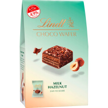 Lindt Choco Wafer Milk Chocolate Hazelnut Box 135g