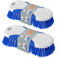 MR.SIGA Multi Purpose Heavy Duty Scrub Brush - Pack of 2