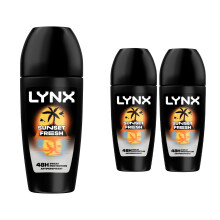 (Buy 3) Lynx Sunset Fresh Anti- Perspirant Roll On with 48H Sweat Protection 50ml