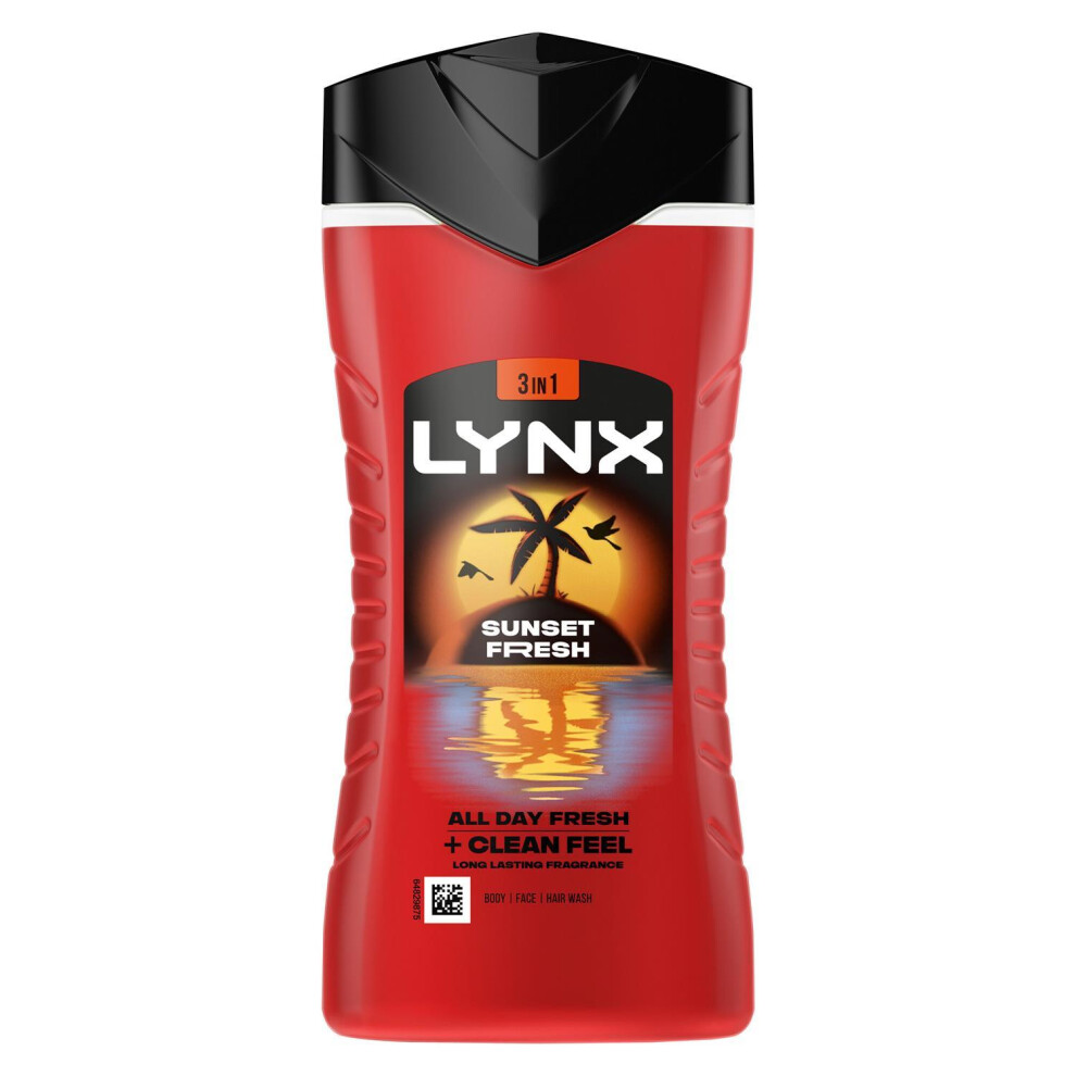 Lynx (Buy 1) Sunset Fresh Shower Gel 12 Hours Of Refreshing Fragrance 225Ml