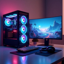 22'' PowerFul Gaming Bundle Core i7 16GB RAM 1TB& 256GB SSD 4GB GT730