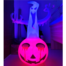 Halloween Inflatable Pumpkins and Ghost LEDs