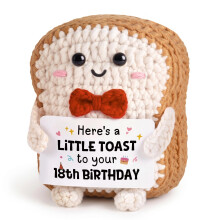 18th Birthday Gifts for Girls Boys- Emotional Support Crochet Toast