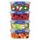 Sistema Sistema Klip It Plus Leakproof Food Storage Containers, 1L, Airtight, Stackable, 4 Count 1