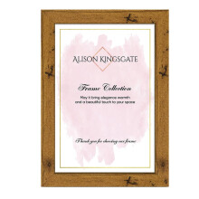 Alison Kingsgate Modern Rustic Oak Picture Frame for Photos - 50X40CM