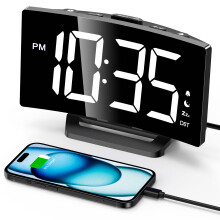 GOLOZA Digital Alarm Clock for Bedrooms, Digital Clock for Kids