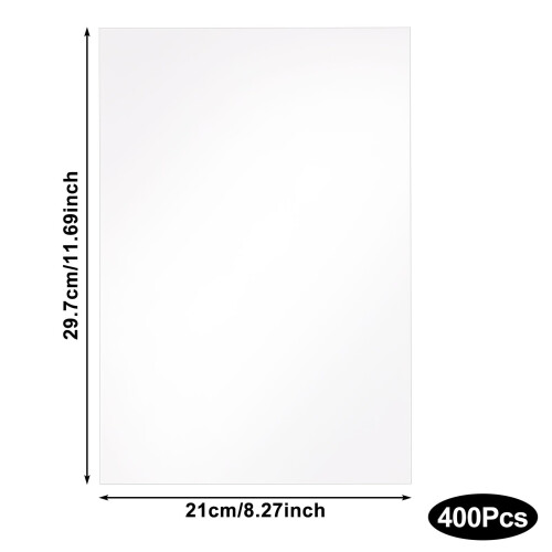 400 Sheets A4 Tracing Paper, Transparent Transfer Paper for Drawing 1