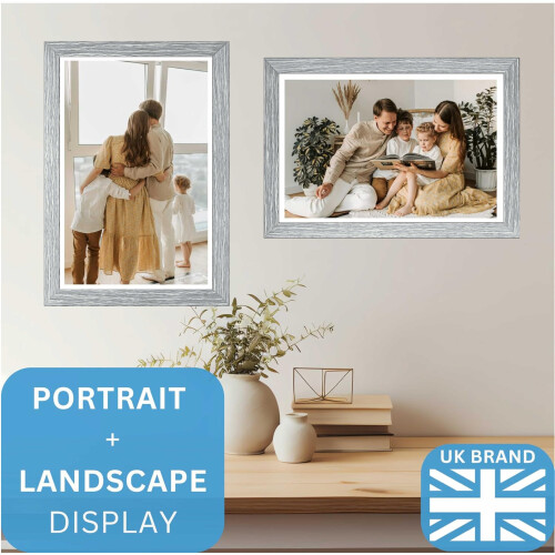 A4 Photo Frame, Grey Picture Frame, 1 Pack, 21cm x 29.7cm, A4 Frame 2
