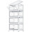 TidyTrove Storage Boxes with Lid - 23L*4 Plastic Storage Box with Front Door, 4 Tier Stackable Boxes, Plastic Drawers, Large Storage Box with Lid for 1