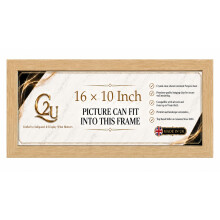 16x10 Inch Panoramic Picture Frame | Panoramic Photo & Poster Frame for Home Wall Décor, Jigsaw Puzzles & Artwork | Wall Mount | Portrait or Landscap