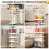 TidyTrove Storage Boxes with Lid - 23L*4 Plastic Storage Box with Front Door, 4 Tier Stackable Boxes, Plastic Drawers, Large Storage Box with Lid for 6