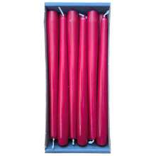 Nordring Tapered Candles 2.3 x 25 cm Carmine Red Pack of 12