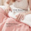 Aisbo Sherpa Fleece Throw Blanket Pink - Fluffy Thick Warm Blanket for Sofa Couch Throw Single Size, Solid Microfiber Bed Blanket Soft Throws for Tra 6