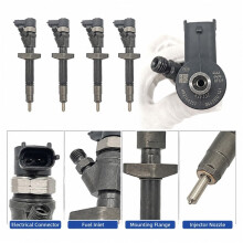4PCS Fuel Common Rail Injector Assembly 0445110141 For Renault Master Opel Nissan