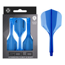 Harrows Solo Integrated Flight & Shaft System – 3 Molded Flights & Shafts – One-Piece Aero Core Construction – Fixed 90 Design for Stability (