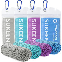 Sukeen Cooling Towel (40"x12"), Ice Towel, Soft Breathable Chilly Towel, Microfiber Instant Cooling Towel for Yoga, Sport, Running, Gym, Workout,Camp