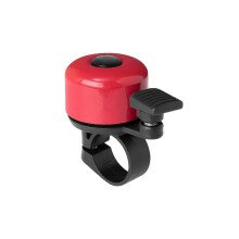 Binudum Bike Bell with Loud Melodious Sound Classic Mini Bicycle Bell for Kids Adults Bike Horn for Road, Mountain Bike for Scooter, MTB, BMX (Red, O
