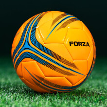 FORZA Training Football [Size 1-5] | Durable Training Footballs for Juniors & Seniors - Multiple Colour Options & Pack Sizes (Pack of 3, Orange, Size
