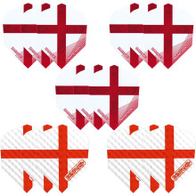 Harrows Darts Flights (15 Flights Total) I 100 Micron Dart Flights I Premium Extra Strong Made in UK I Professional (England)
