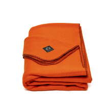 Arcturus Military Wool Blanket - 4.5 lbs, Warm, Heavy, Washable, Large 64" x 88" - Great for Camping, Outdoors, Survival & Emergency Kits (Ember Oran