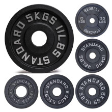 NORTHERN Olympic 2” Cast Iron Weight Plates Disc Pair, Strength Training, Cross Fitness, Deadlifts, Weightlifting, Bodybuilding Iron Plates for Home