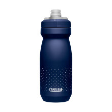 Camelbak Podium 21oz – bike bottle – self-sealing cap – leak-proof – easy handling – fits many bottle holders – Blue/Navy, size: OS