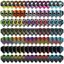 CyeeLife Standard Dart Flights 35 Sets 105 Pcs Durable PET Replacement Feather Tail Wing for Steel Tip and Soft Tip Darts - Perfect Accessories Equip
