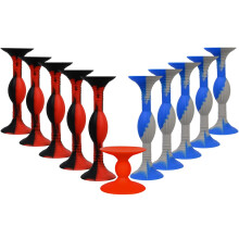 HugOutdoor 10Pcs Colour Suction Cup Darts (11 CM Large Size) Silicone Sucker Soft Dart Kids Sticky Toy Indoor and Outdoor Sports Throwing Games (Styl
