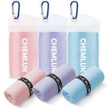 Microfibre Gym Towel: Sweat Towel for Men & Women Odor-Free (3 Packs)