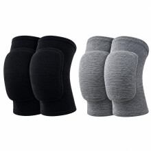 2 Pair Knee Pads, Stretchy Knee Pads, Thick Sponge Support Knees Protector, Soft Brace Breathable Sleeve Protective, for Dance, Volleyball, Football,