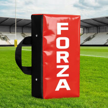 FORZA Contact & Push Rugby Pad – Rugby Tackling & Rucking Training Shield with Reinforced Handles, Weatherproof PVC Cover & Impact Foam [Junior or S