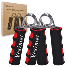 2 Pack Hand Grip Strengthener Set,Finger Gripper, Hand Grippers - Hand Exerciser for Quickly Increasing Wrist Forearm and Finger Strength (Red)