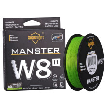 Seaknight W8 II 8 Strands Braided Lines 500M Smooth PE Braid Multifilament Wire Carp Fishing Lines Double Coating UV-proof Saltwater-proof Fishing Li