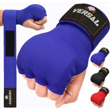 VERSAL VSL Boxing Hand Wraps Inner Gloves, Gel Padded Quick Wraps Elasticated Wrist Support Bandages, Fist Protector Martial Arts MMA Punching Speed