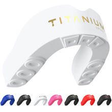 Titanium Sports Premium Mouth Guard - Slim Fit Sports Mouth Guard with Case - Gum Shield for Jaw Protection in Contact Sports - Durable Boxing, MMA,