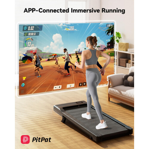 Lacuffy Walking Pad with 6%-10% Incline Treadmill for Home Foldable 1