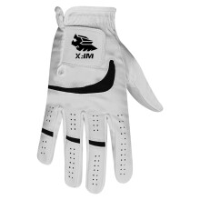 WFX Golf Glove for Golfers, Left Hand Right Premium Quality Leather, Non-Slip Flexible & Durable Design, All Weather Golf Gloves for Men and Women (X