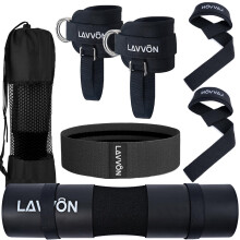 7Pcs-Barbell Pad Set for Hip Thrust/Squat Pad Gym Accessories Women for Bar